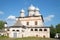 The old Znamensky Cathedral, summer day. Veliky Novgorod