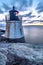 Oldcastle lighthouse in newport rhode island