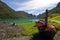 Oldenvatnet lake in Norway in Europe