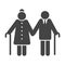 Older couple icon