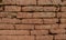 The oldest brick wall. The background texture.