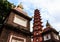 The oldest Buddhist temple in Vietnam, Tran Quoc pagoda, located on the west lake is one of the most popular tourist attractions