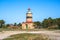 The oldest lighthouse in Falsterbo, southern Sweden, built 1795