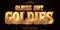 Oldies but goldies text, shiny golden style editable text effect