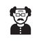 Oldman face icon. Trendy Oldman face logo concept on white background from People collection