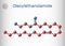 Oleoylethanolamide, oleoyl ethanolamide, OEA molecule. It is ethanolamide of oleic acid, monounsaturated analogue of