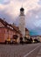 Olesnica Poland - 27.11.209: Old Town Hall on the Rynek Square of Olesnica, Poland