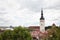 Oleviste cathedral Saint Olaf in Old city of Tallinn. Estonia