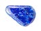 olished Lapis lazuli (Lazurite) gem stone isolated