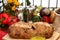 Olive Bread Loaf in Kitchen