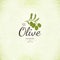 Olive label, logo design