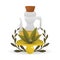 Olive OiL design. Orgnic concept. white background