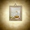 Olive oil in glass jar picture hanging