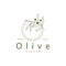Olive Oil Logo Premium Design Fresh Plant Garden Simple Minimalist Templet Symbol Illustration
