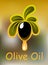 Olive oil poster or card design