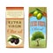 Olive oil vertical banners set