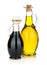 Olive oil and vinegar bottles