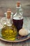 Olive oil and wine vinegar