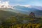 Olive plantations in the mountains, Crete, Greece