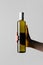Olive, Sunflower, Sesame Oil Bottle Mock-Up - Male hands holding a oil bottle