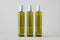Olive Sunflower Sesame Oil Bottle Mock-Up - Three Bottles
