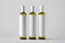 Olive / Sunflower / Sesame Oil Bottle Mock-Up - Three Bottles. Blank Label