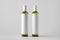 Olive / Sunflower / Sesame Oil Bottle Mock-Up - Two Bottles. Blank Label