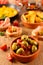 Olive tapas, canape, buffet food