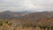 Olive tree valley on a cloudy day in Sierra Nevada mountains