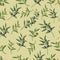 Olive vector seamless pattern with leaves, olives and branches. Texture for fabric or paper print