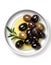 Olives fruits in plate