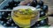 Olives oil leaf spoon bowl food background