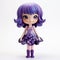 Olivia: Detailed Character Design Vinyl Toy With Whirly Purple Dress