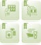 Olivine 2D Squared Icons Set: Hotel