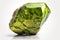 Olivine Stone On White Background. Generative AI