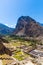 Ollantaytambo, Peru, Inca ruins and archaeological site in Urubamba, South America.