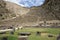 The Ollantaytambo Sanctuary, historical Inca site. During the Inca Empire the royal estate of Emperor Pachacuti.