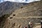 The Ollantaytambo Sanctuary, historical Inca site. During the Inca Empire the royal estate of Emperor Pachacuti.