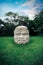 Olmec colossal head in the city of La Venta, Tabasco