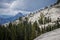 Olmstead Point in Yosemite National Park with a view of Half Dome. Located off of Tioga Pass