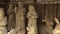 OLOMOUC, CZECH REPUBLIC, DECEMBER 17, 2017: Bethlehem hand carved from wood, beautiful nativity creche statues of Joseph