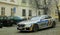 OLOMOUC, CZECH REPUBLIC, JANUARY 3, 2019: Police car BMW 745Le combines three-liter turbocharged six-cylinder petrol