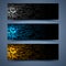 Ð¡olor banners templates. Abstract backgrounds