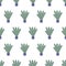 Ð¡olorful seamless pattern with beautiful houseplants