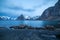 Olstind mountain, Lofoten Islands, Norway