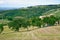 Oltrepo Pavese hills panorama. Color image