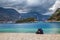 Oludeniz beach in pre-thunderstorm weather