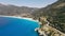 Oludeniz resort village on Aegean sea coast in Turkiye