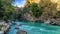 Oluk Bridge across Kopru Irmagi creek in Koprulu Kanyon national park in Antalya, Turkey