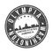 Olympia Washington USA Stamp Logo Icon Skyline Silhouette Symbol Round Design Skyline City.